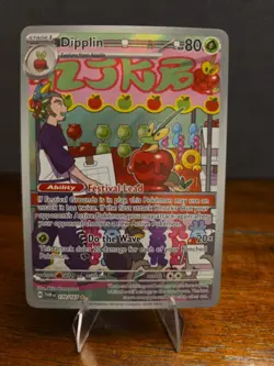 Pokemon Dipplin 170/167 Illustration Rare Twilight Masquerade Holo - Image 1