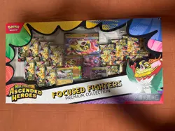 Pokemon TCG Ascended Heroes Focused Fighters Premium Collection Sam’s Club Mega - Image 1