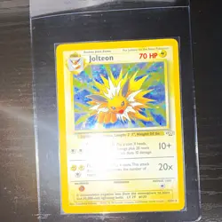 The Pokemon Company Jolteon 4/64 Jungle Unlimited Holo Rare English 70 LP - Image 1