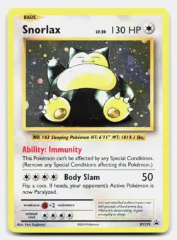 Snorlax XY179 Holo Promo XY Promo Pokemon MP - Image 1
