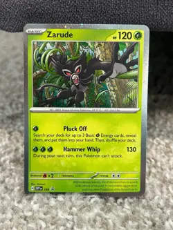 Zarude SVP199 Black Star Cosmos Holo Promo Destined Rivals Pokemon TCG NM - Image 1