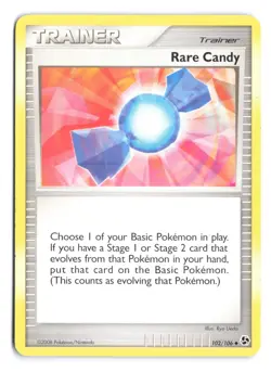 Rare Candy Uncommon Normal Diamond & Pearl Great Encounters 102/106 Pokemon - Image 1