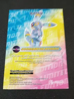 Umbreon #197 - Crystal Rare Box Hit - Flash Edition Blue Pokedex- Pokemon - Image 2