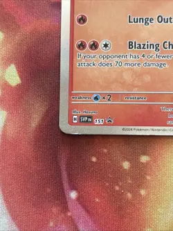 Gouging Fire SVP 151 Black Star Promo Surging Sparks Pokemon TCG Near Mint NM - Image 2