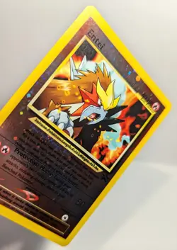 Pokemon Entei Black Star Promo Reverse Holo #34 LP - Image 4