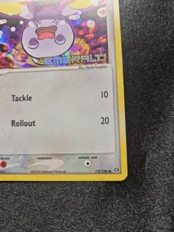 Pokemon Whismur 73/106 Emerald Reverse Holo - Image 4