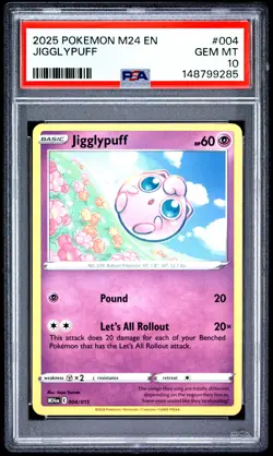 Jigglypuff 004 M24 En-mcdonald's Collection Pokemon PSA 10 - Image 1