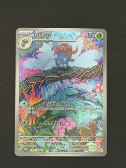 Pokemon Gloom 198/197 Obsidian Flames Illustration Rare - NM - Image 1