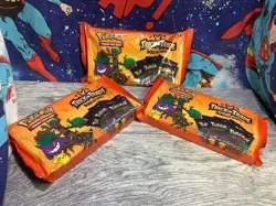 Pokemon TCG Trick or Trade BOOster Bundle Lot of 3 Sealed 105 Mini Packs - Image 1