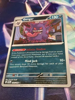 Pokemon TCG Gengar 050/088 Reverse Holo Rare Perfect Order NM/M - Image 2