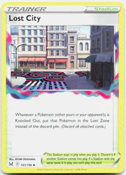 Lost City 161/196 Uncommon Lost Origin Pokemon Near Mint - Image 1