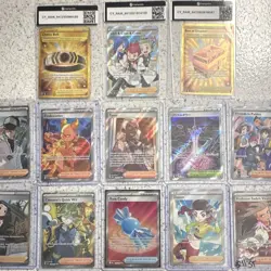 13 Pokemon full art trainer lot. - Image 4