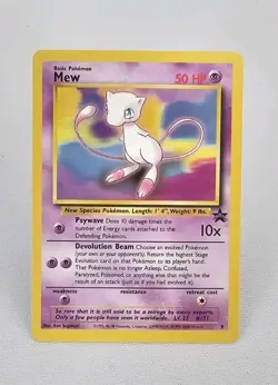 Pokemon TCG - Mew - 8 - Promo - Rare - Wizards Black Star Promos [Near Mint] - Image 1