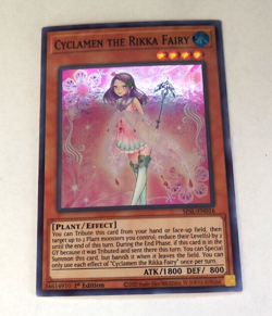 Yu-Gi-Oh! TCG Cyclamen the Rikka Fairy Secret Slayers SESL-016 1st Edition SR/NM - Image 1