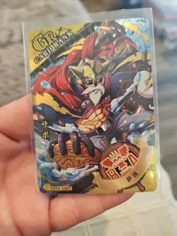 Luffy Lucy One Piece Doujin GR07 Holo Foil OPO4-GR07 Dress Rosa - Image 1