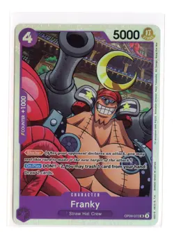 Franky OP09-072 SR FOIL One Piece Emperors in the New World Card - Image 1