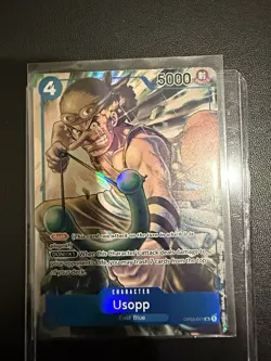 Bandai Usopp OP03-041 Pillars of Strength SR Foil Alt Art Rush 5000 4c ENG - Image 1