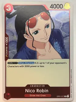Nico Robin R OP01-017 - Romance Dawn - One Piece TCG - Image 1