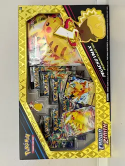 pokemon cards sealed, pokemon premium collection, crown zenith, pikachu vmax - Image 1