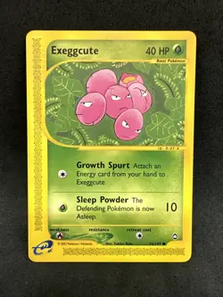 Pokemon Exeggcute 76/147 Aquapolis Non Holo Common LP/VLP - Image 1