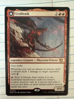 Urabrask March of the Machines Magic: The Gathering Card, Near Mint Condition - Image 1