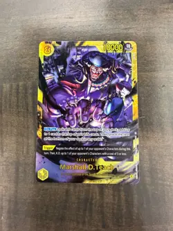 Marshall. D. Teach OP16-119 SEC One Piece Card Game Secret Rare - Image 1