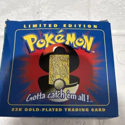 Pokemon Nintendo Charizard #06 23K Gold-Plated Metal Card Limited Edition 1999 - Image 2