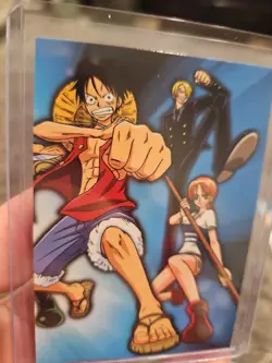 Panini One Piece Epic Journey Card #048 Monkey D. Luffy, Nami, Sanji East Blue - Image 4