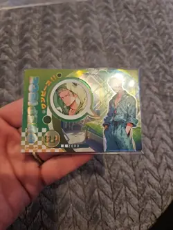 Roronoa Zoro Pajama Card from the "One Piece Rhapsody 2" Thick Card Stock Collec - Image 1
