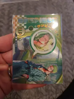 Roronoa Zoro Pajama Card from the "One Piece Rhapsody 2" Thick Card Stock Collec - Image 2