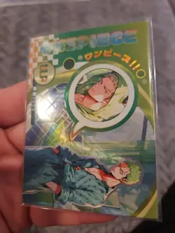 Roronoa Zoro Pajama Card from the "One Piece Rhapsody 2" Thick Card Stock Collec - Image 3