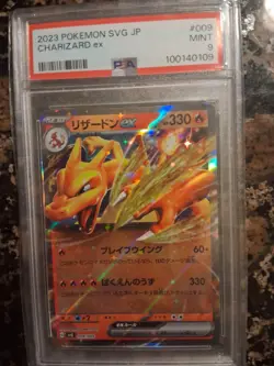 Charizard ex PSA 9 Mint 009/049 Japanese Special Deck Set ex svG Pokemon Card - Image 1