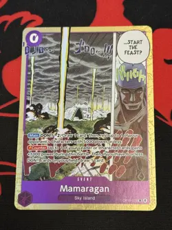Bandai One Piece Card Game Mamaragan Sky Island OP15-078 Event Foil - Image 1