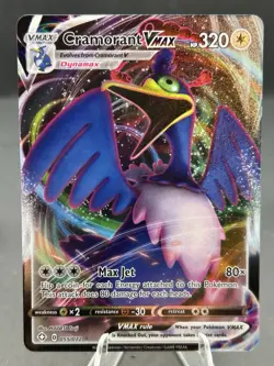 CRAMORANT VMAX 055/72 SHINING FATES - NEAR MINT FULL ART ENGLISH POKEMON CARD - Image 1