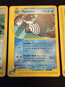 4 Pokemon Card Lot Damaged WOTC e-Reader Skyridge Aquapolis - Image 4
