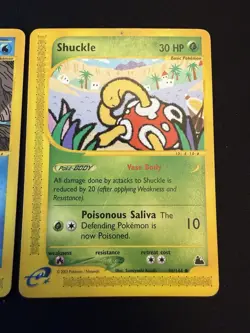 4 Pokemon Card Lot Damaged WOTC e-Reader Skyridge Aquapolis - Image 5