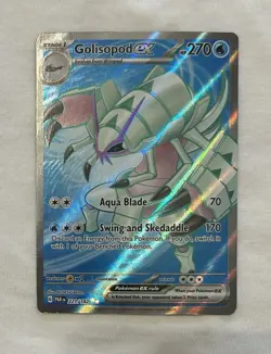 Pokemon TCG Golisopod EX Holo Ultra Rare Card 221/182 Paradox Rift NM A4 - Image 1