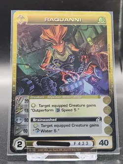 Chaotic Card : Raquanni Forged Unity First Edition Super Rare Creature - Image 1
