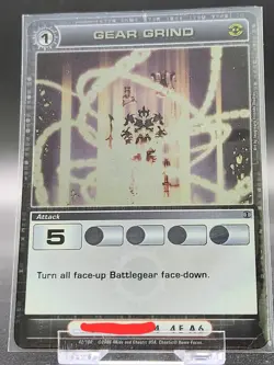 Chaotic Card : Gear Grind Zenith Of The Hive Rare Attack - Image 1