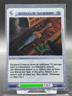 Chaotic Card : Bodal's Dagger First Edition Forged Unity Rare Battlegear - Image 1