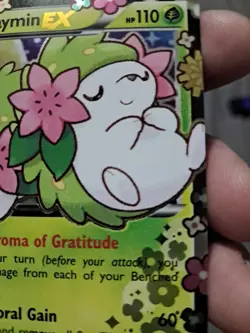 Pokemon TCG Shaymin-EX XY148 XY Black Star Promos Full Art Holo Promo EN 110HP - Image 4