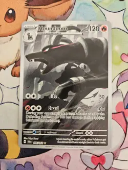 Pokemon TCG Houndoom 066/064 Shrouded Fable Holo Card Illustration Rare - Image 1