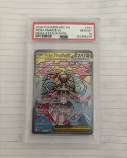 Mega Diancie ex 267/217 -Attack Rare Ascended Heroes - Pokemon TCG - PSA 10 - Image 1