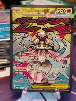 Pokemon TCG Mega Diancie EX 267/217 Ascended Heroes Mega Attack Rare - Image 1
