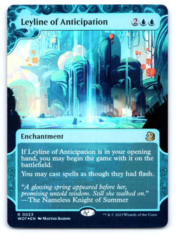 Leyline of Anticipation FOIL - Wilds of Eldraine: Enchanting Tales MTG - Image 1