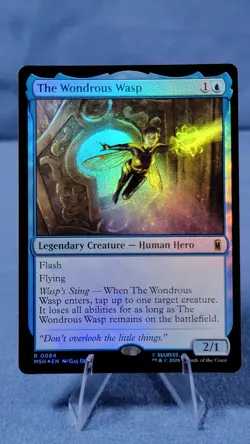 The Wondrous Wasp Foil 84 Marvel Super Heroes Magic the Gathering - Image 1
