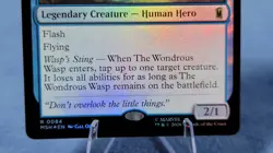 The Wondrous Wasp Foil 84 Marvel Super Heroes Magic the Gathering - Image 3