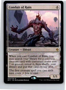 Magic the Gathering Conduit of Ruin Battle for Zendikar MTG Free Shipping! - Image 1