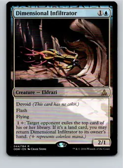 Magic the Gathering Dimensional Infiltrator Oath of the Gatewatch MTG Free Ship! - Image 1