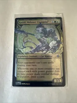 MTG Kutzil, Malamet Exemplar LCI 0304 U NM FOIL Showcase - Image 1